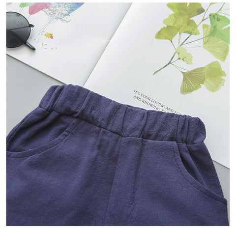 Playful Shirt and Shorts Set