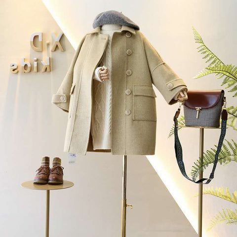 Elegant & Comfort Wool Blend Coat