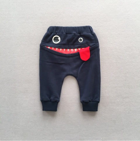 Adorable Funny Face Design Jogger Pants