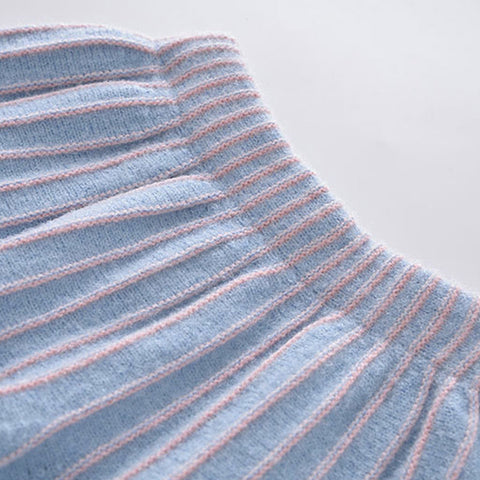 Elegant Jacquard Top and matching Pleated Skirt Set