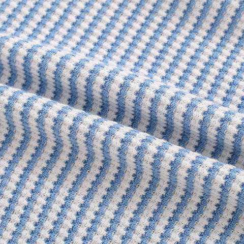 Cotton Stripe Knit Romper