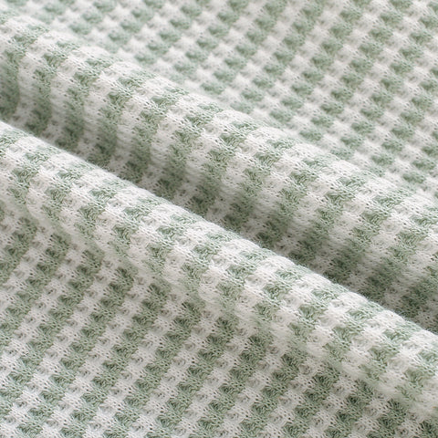 Cotton Stripe Knit Romper