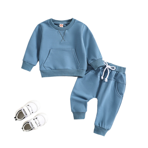 Long Sleeve Sweatshirt and Jogger Set