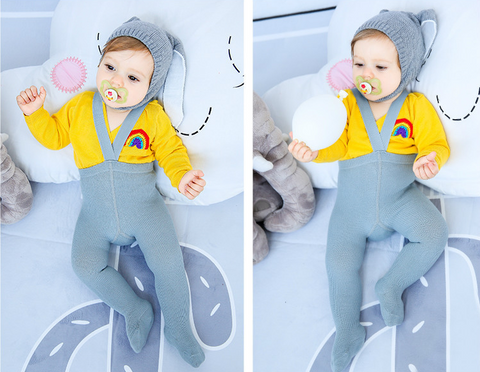 Baumwoll-Leggings mit Stretchanteil