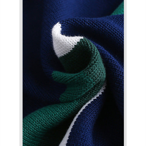 Stylish Cotton Zip-Up Knit Cardigan