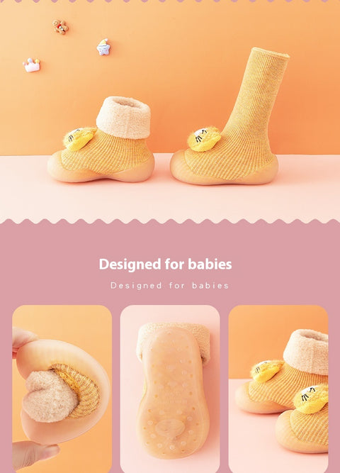 Plush Animal Sock Shoes for Babies