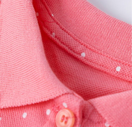  Strawberry Dot Polo Dress