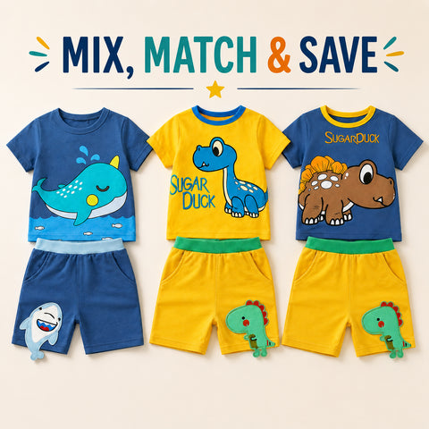 Maglietta in cotone Dino Designs
