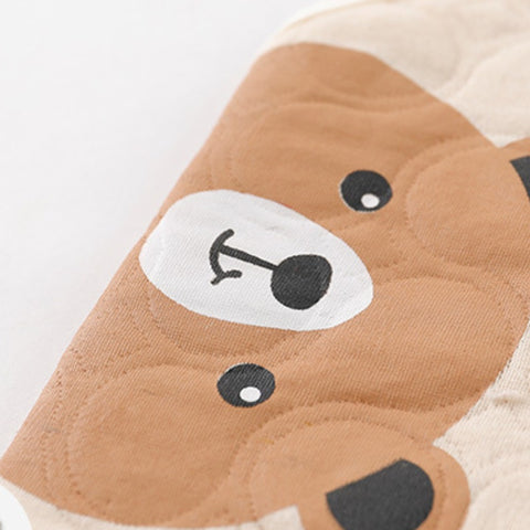 Cute Animal Motifs Cotton Quilted Vest