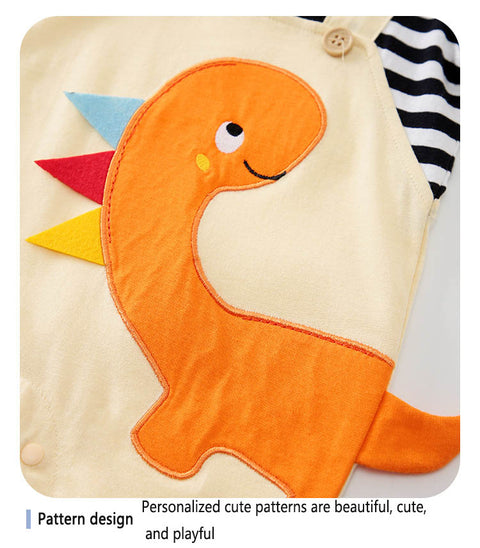 Baumwoll-Strampler-Kollektion mit Tiermuster