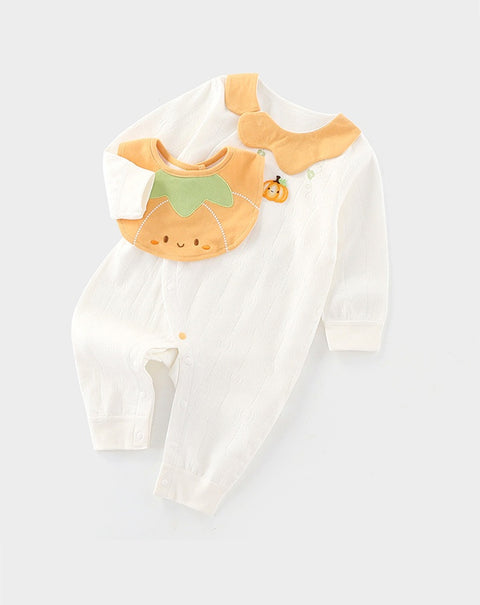 Pumpkin-themed 100% Cotton Baby Gift Suitcase