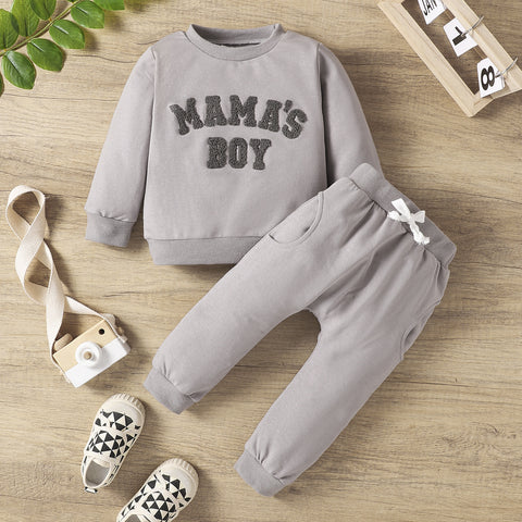 Cozy Cotton Sweatshirt and Pants Set