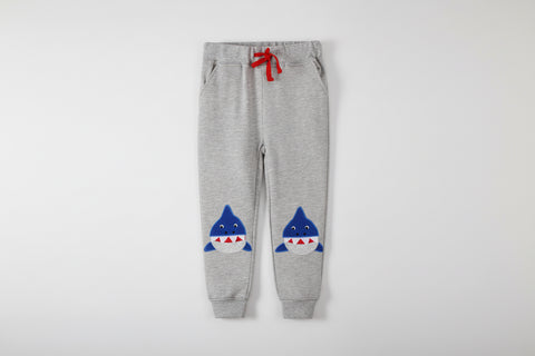 Playful Shark Patch Joggers