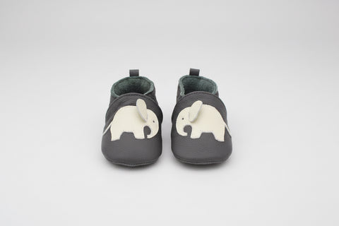 Mocassini morbidi con facce di animali