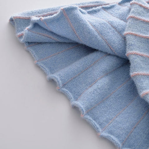 Elegant Jacquard Top and matching Pleated Skirt Set