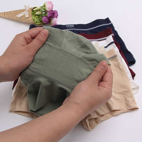 طقم سراويل داخلية قطنية مطاطية مكون من 5 قطع