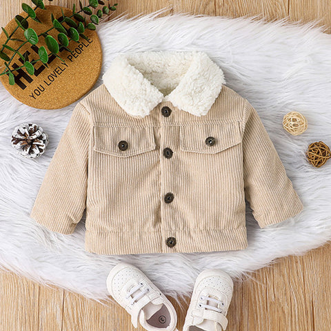 Warm Thickened Corduroy Coat