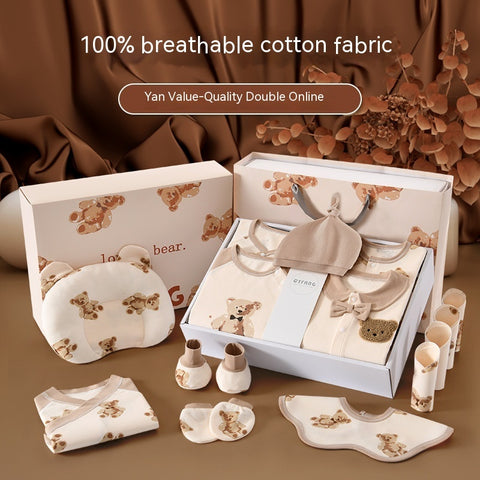 Luxury British Teddy Bear Newborn Gift Box