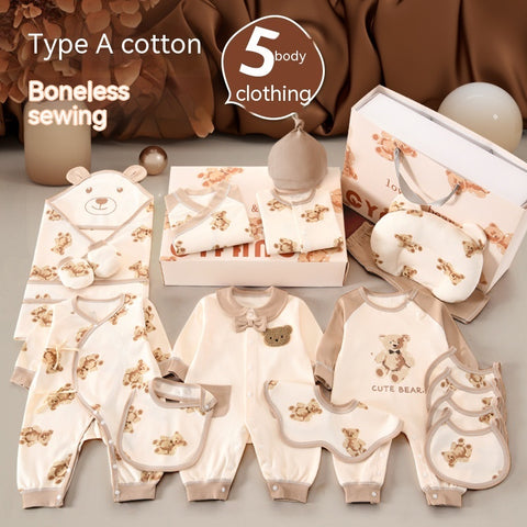 Luxury British Teddy Bear Newborn Gift Box
