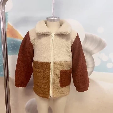 Kuschelige Sherpa-Fleecejacke