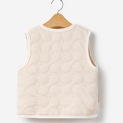 Cute Animal Motifs Cotton Quilted Vest