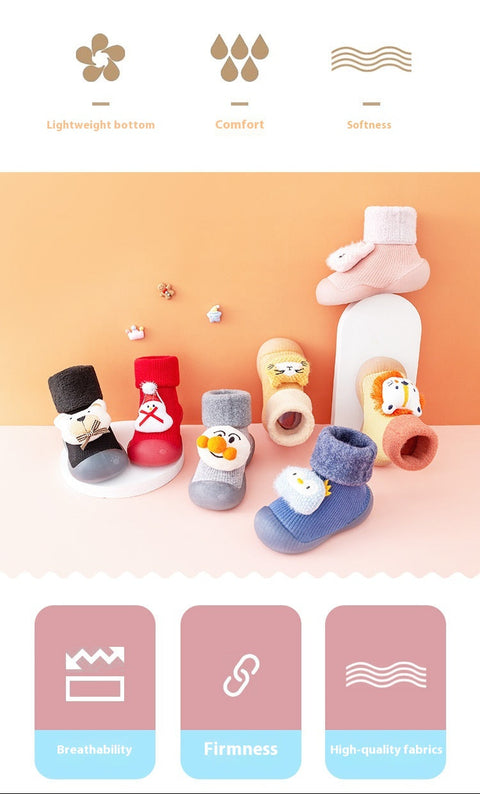 Plush Animal Sock Shoes for Babies