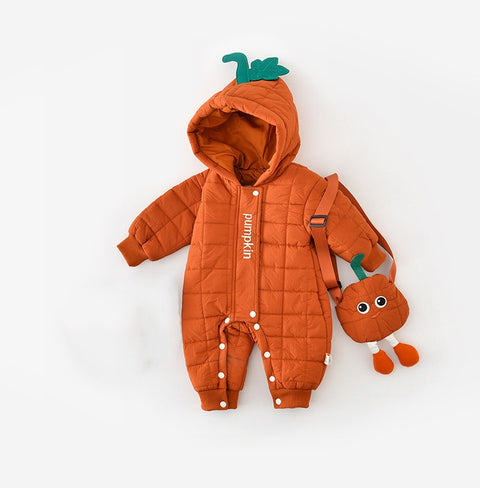 Pumpkin-themed 100% Cotton Baby Gift Suitcase