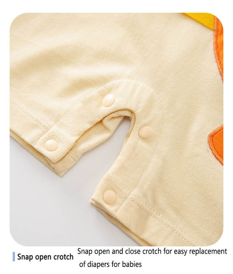 Baumwoll-Strampler-Kollektion mit Tiermuster