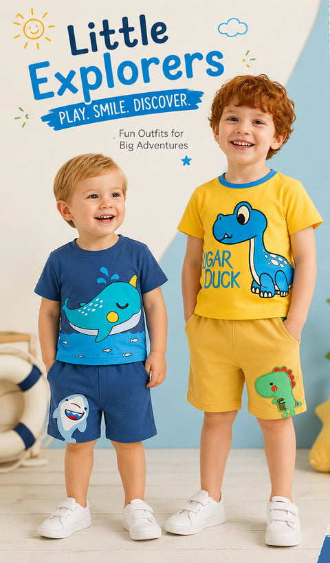Cotton Shorts Fun Pocket