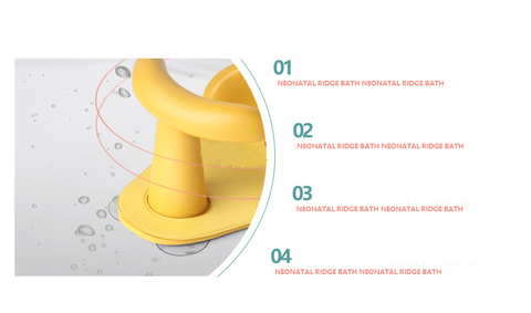 Non-Slip Bath Chair Suction Cup Base