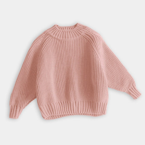 Klassischer Grobstrickpullover