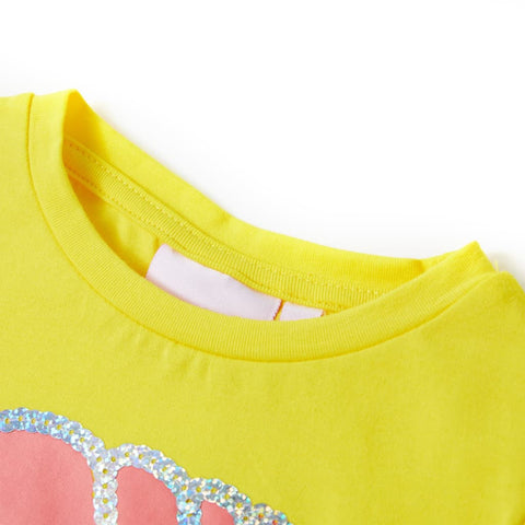 Cotton Shell Print Tie Hem T-Shirt