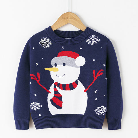 Festive Reindeer Cotton Knit Sweater Collection