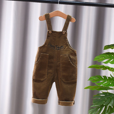 Pure Cotton Corduroy Overalls