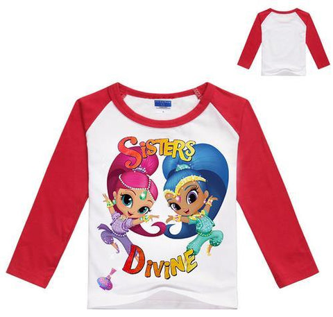 Cotton Hoodie with Sisters Divine Print