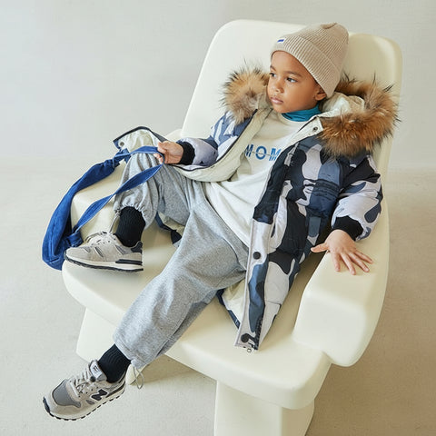 Faux Fur Hood Puffer Coat