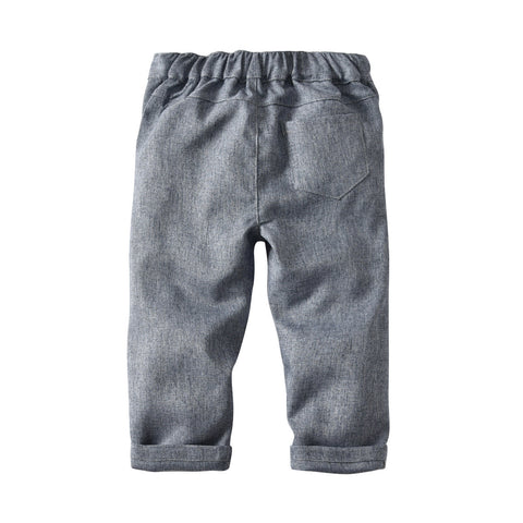 Elegant Soft Cotton Shirt,Vest, Pants and Bow Tie Suit