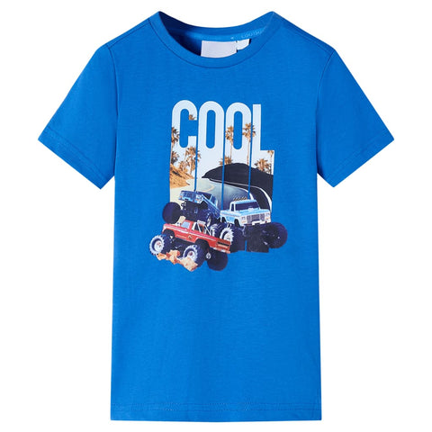 Cotton Car Print T-Shirt