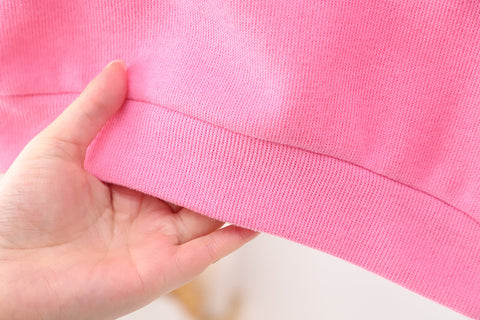 Lovely Bear Print Pullover and Pants Set