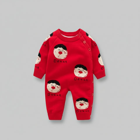 Festive Cotton Knit Romper Collection