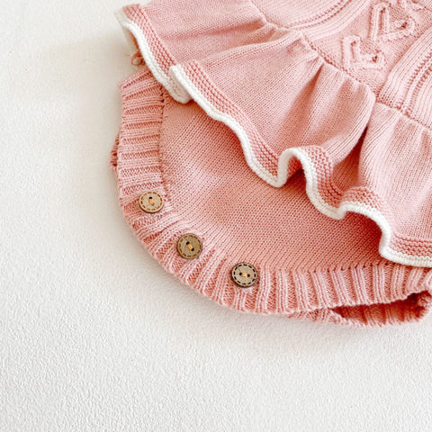 Luxe Cotton Romper and Bonnet Set