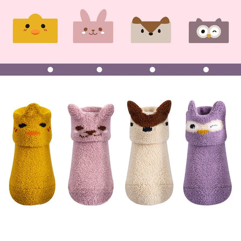 Playful Comfort Fleece Socks