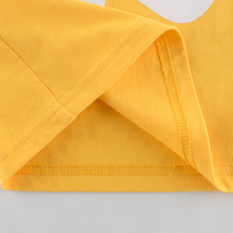 Niedliches Baumwoll-T-Shirt mit Bärenmuster