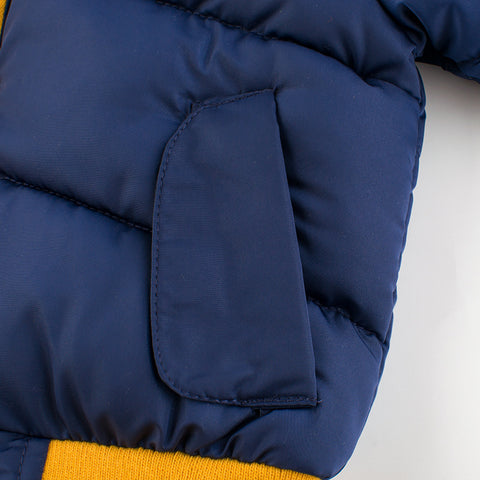 Super Hero Printed Puffer Jacket