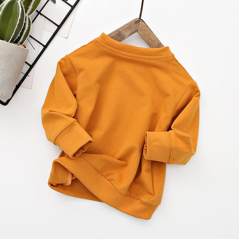 Cozy Fleece Lining Cotton Sweatshirt