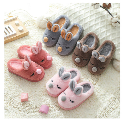Soft Plush Animal Indoor Slippers