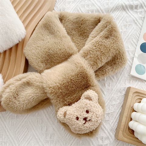 Conjunto de mono acolchado acogedor, gorro y bufanda de felpa