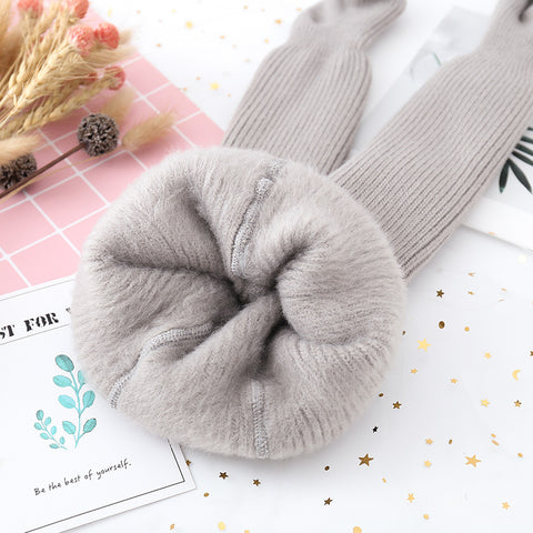 Collant in maglia foderati in pile