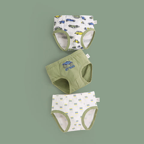 Cotton Briefs Fun Print Set