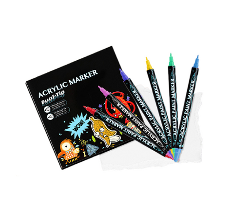 Interactive Cotton Pajama Set with washable Markers